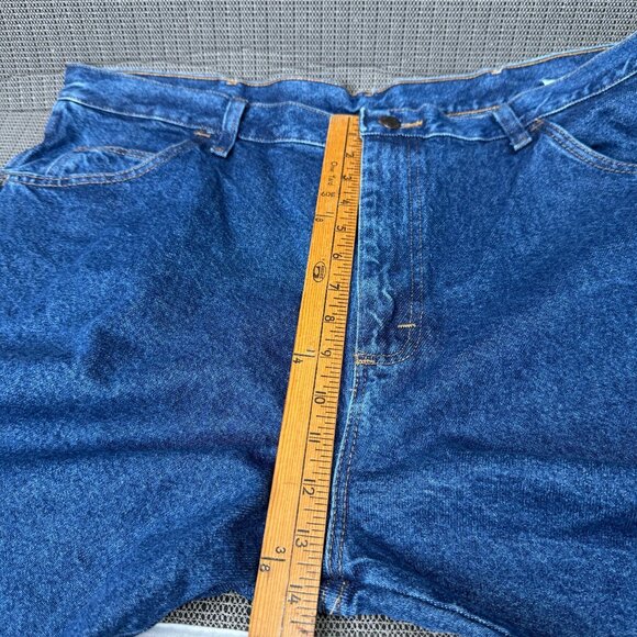 Rustler Mens Size 40x30  Blue Relaxed Fit Straight Leg Denim Jeans Rugged Wear - Picture 6 of 11